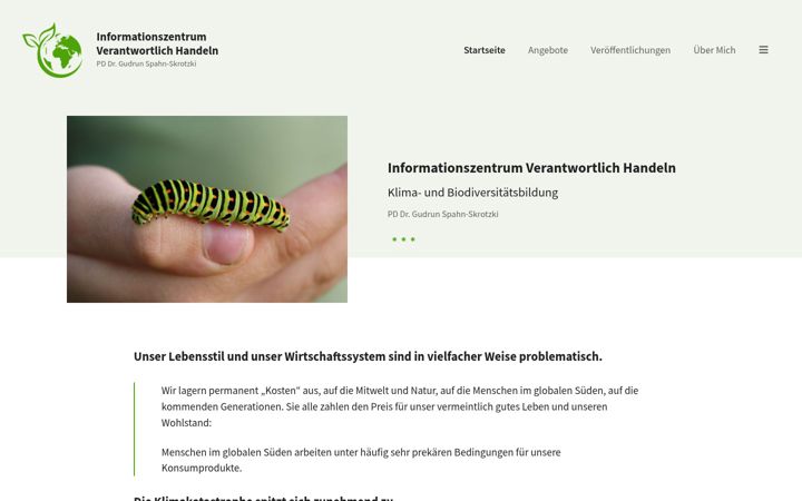 Screenshot of informationszentrum-verantwortlich-handeln.de