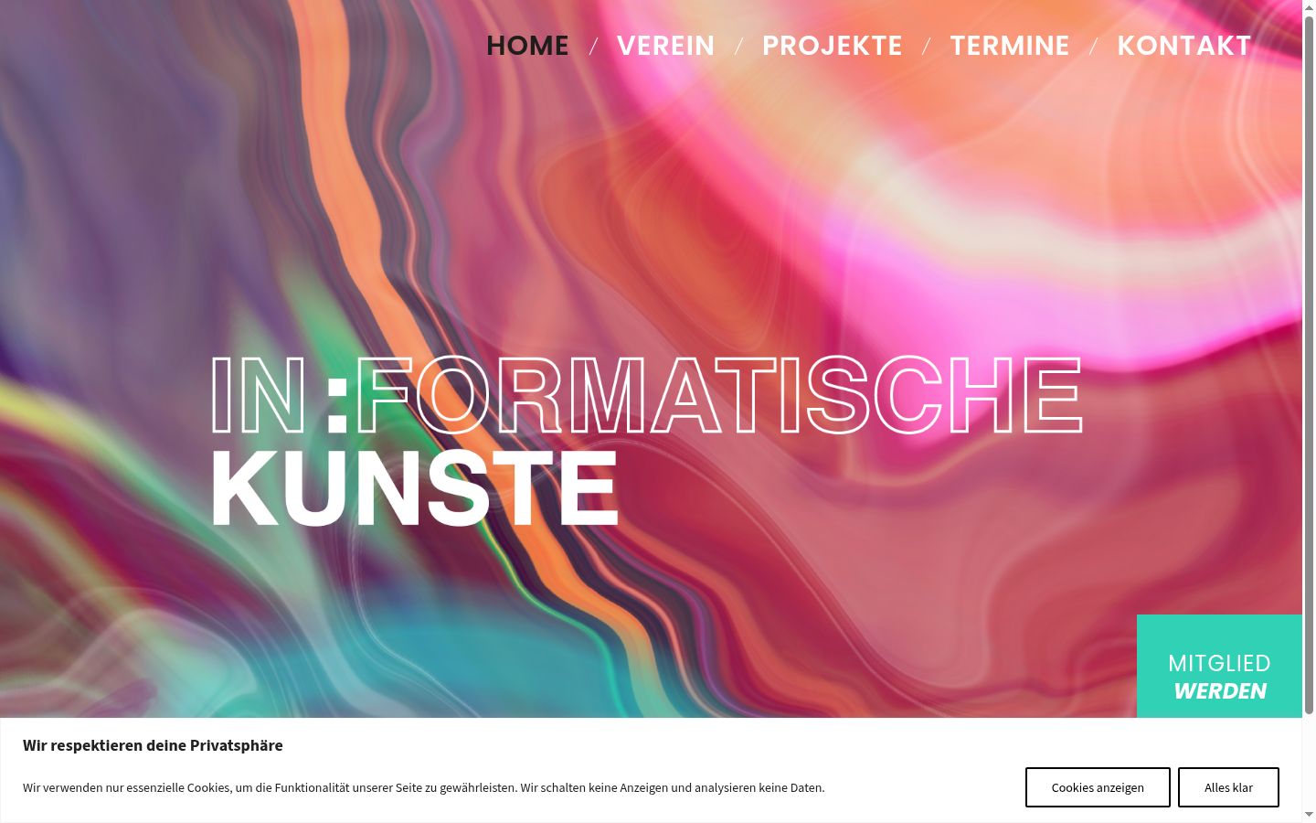 Screenshot tal-banner tal-kunsens muri qabel kwalunkwe interazzjoni