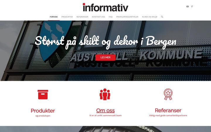 Posnetek zaslona informativ.no