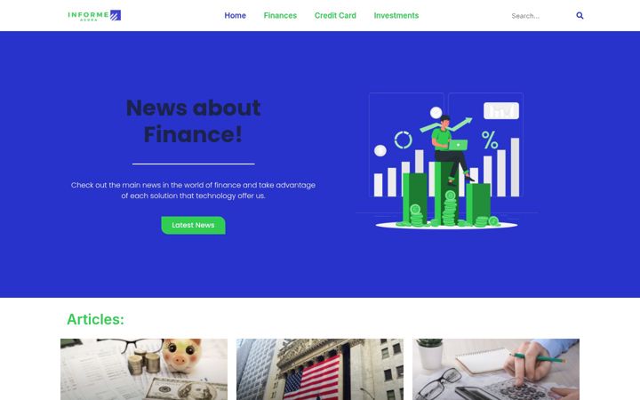 Screenshot of informeagora.com