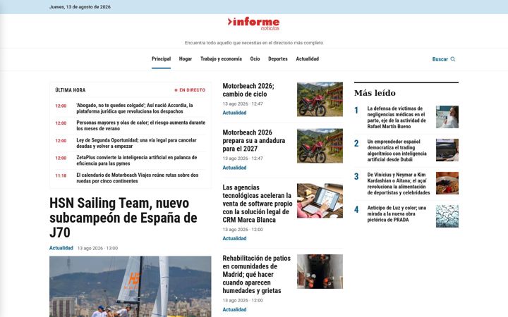 Screenshot of informeanualrsf.es