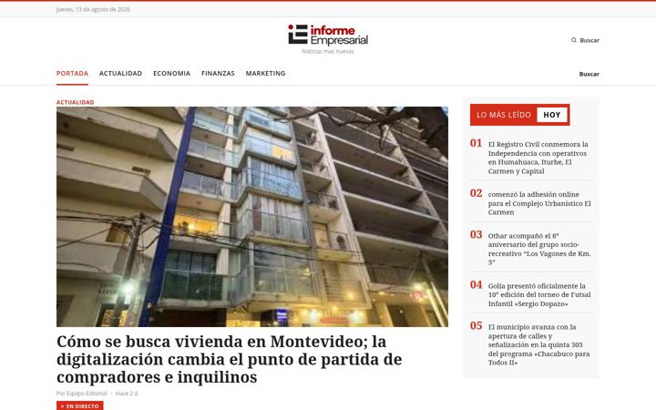 Screenshot of informeempresarial.com