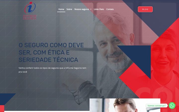 Screenshot of informeseguros.com.br