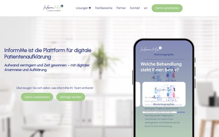 Skärmbild av informme.info
