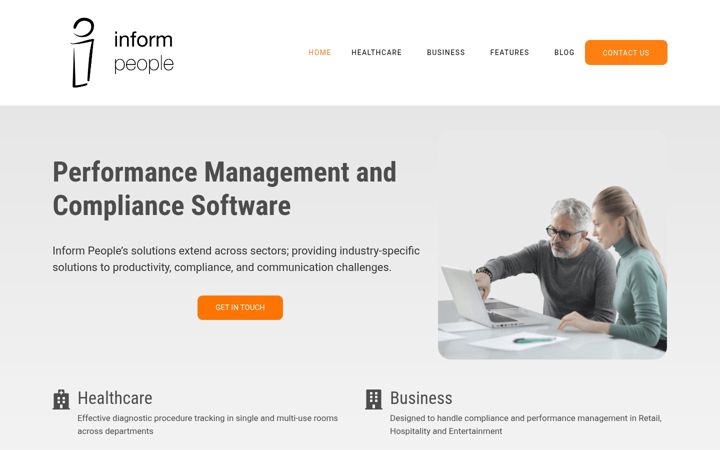 Screenshot of informpeople.com