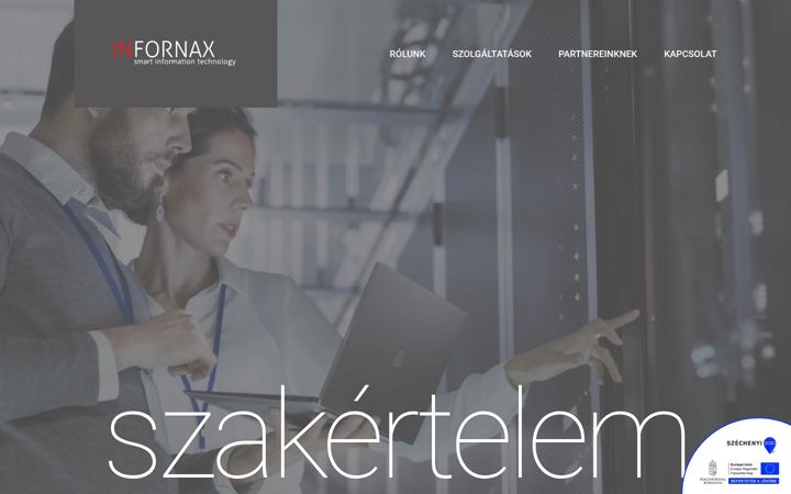 Screenshot of infornax.hu