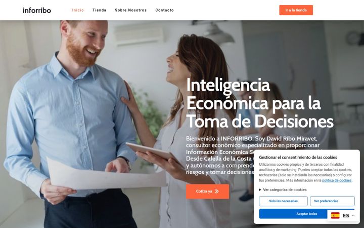 Screenshot of inforribo.com