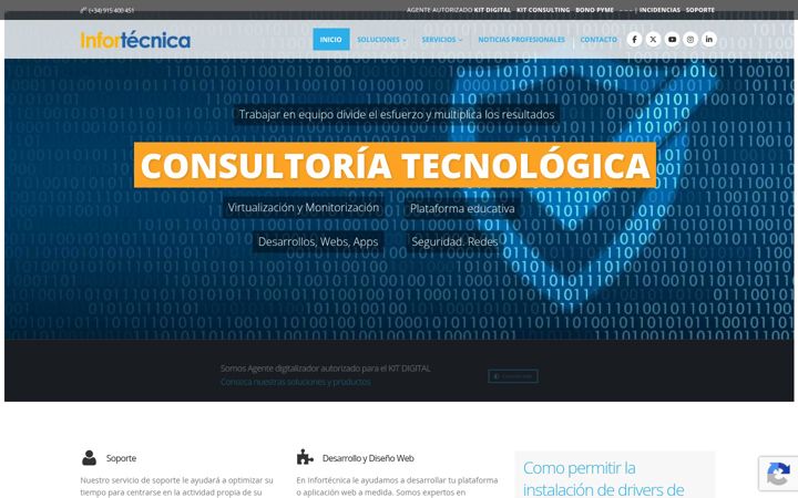 Screenshot of infortecnica.es