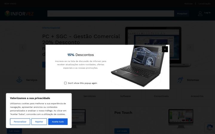 Screenshot of inforvez.com