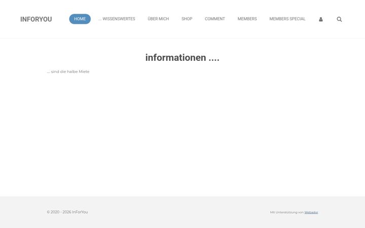 Screenshot of inforyou.at