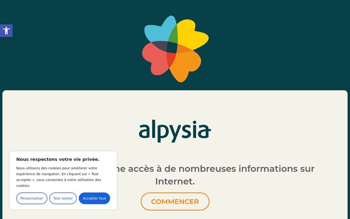 Screenshot of infos-alpysia.org