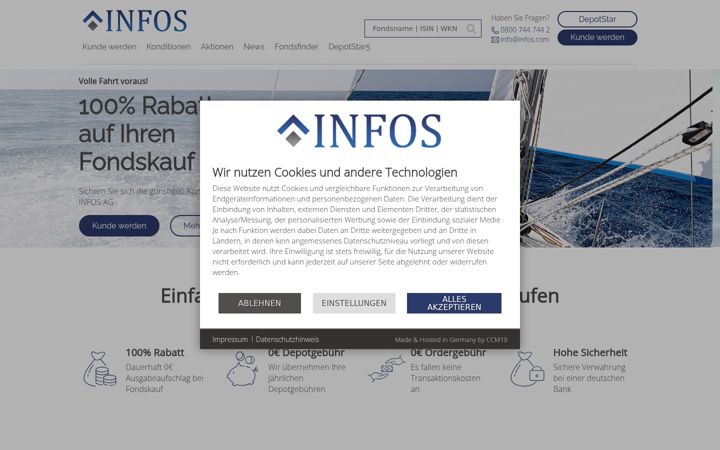 Screenshot of infos.com