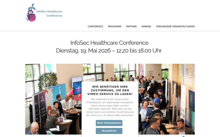 Screenshot of infosec-health.ch