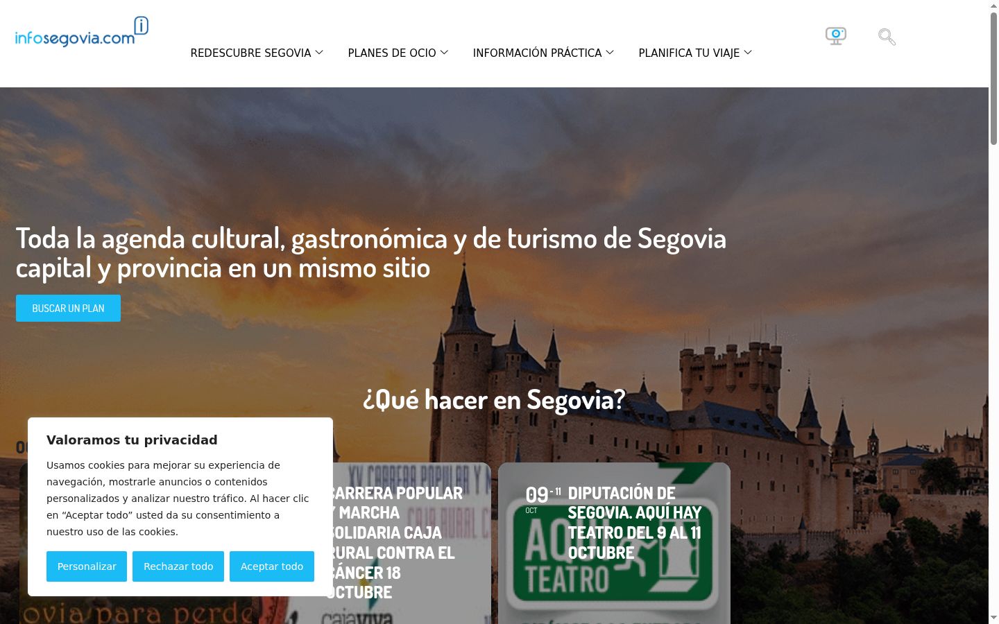 Snímek obrazovky baneru souhlasu zobrazeného před jakoukoli interakcí