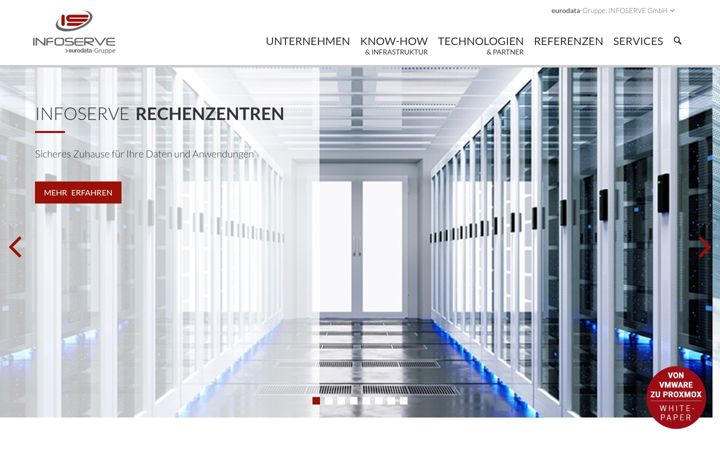 Screenshot of infoserve.de