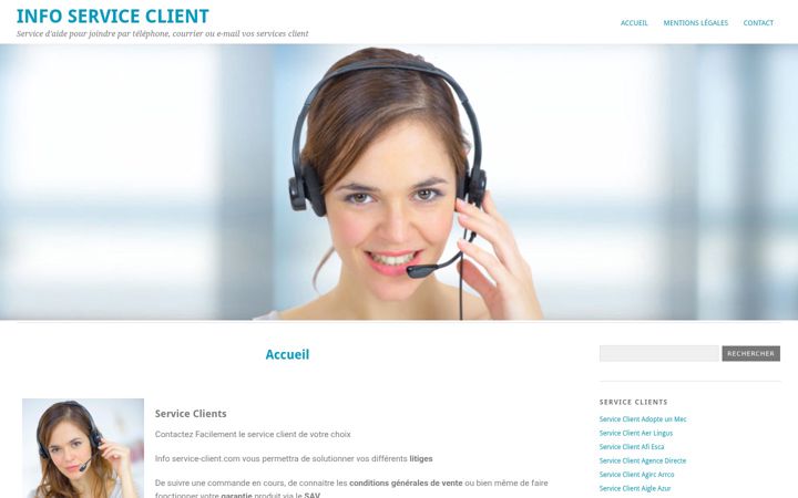 Screenshot of infoservice-client.com