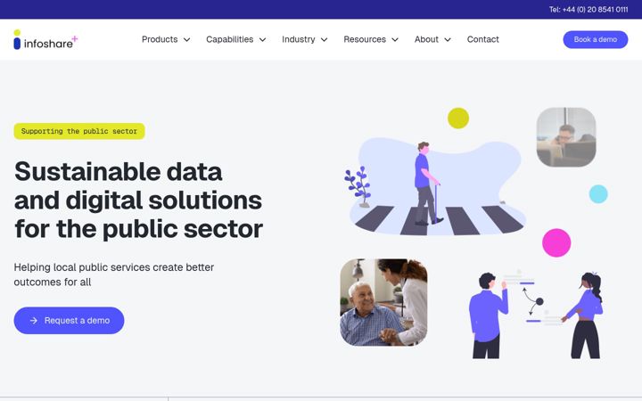 Screenshot of infoshareplus.com