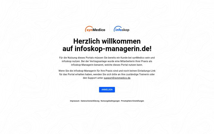 Screenshot of infoskop-managerin.de