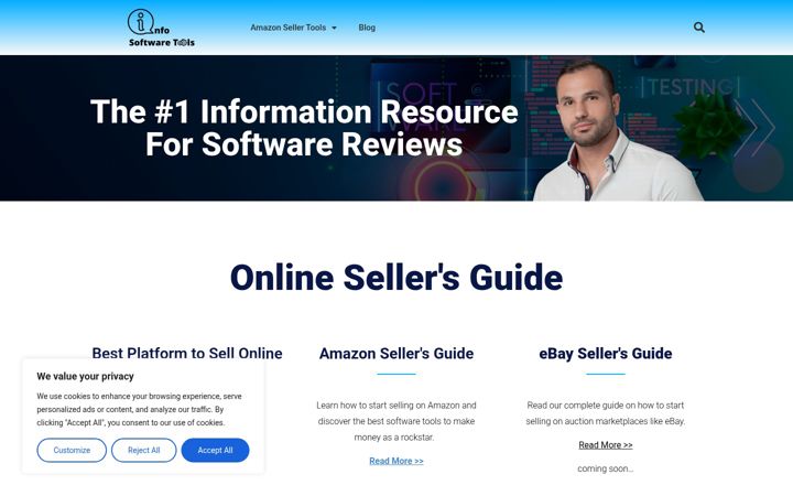 Screenshot of infosoftwaretools.com