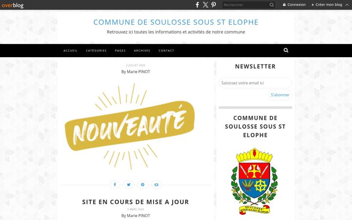 Screenshot of infosoulosse.fr