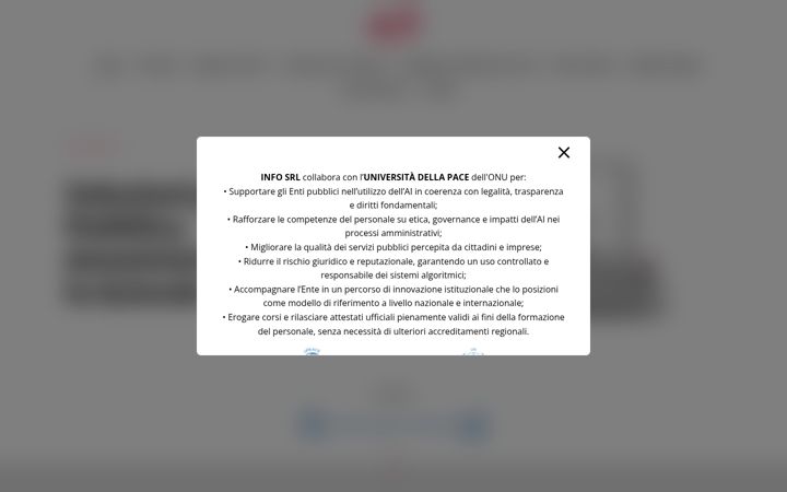 Screenshot of infosrl.it