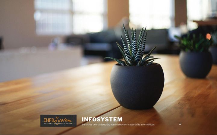 Екранна снимка на infosystem.cl