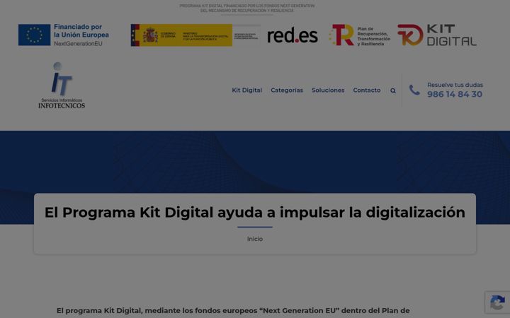 Screenshot of infotecnicos.net