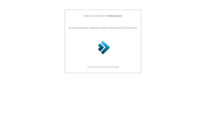 Screenshot of infotecweb.it