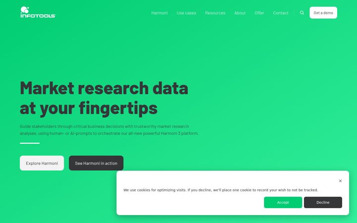 Screenshot of infotools.com