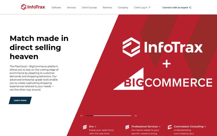 Screenshot of infotraxsys.com