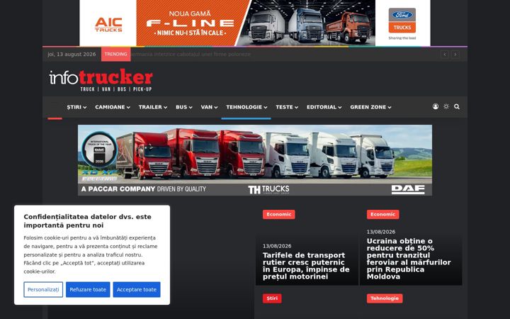 Screenshot of infotrucker.ro