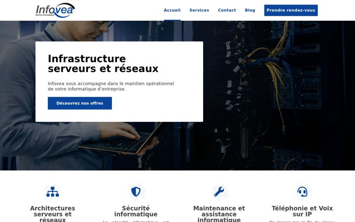 Screenshot of infovea.net