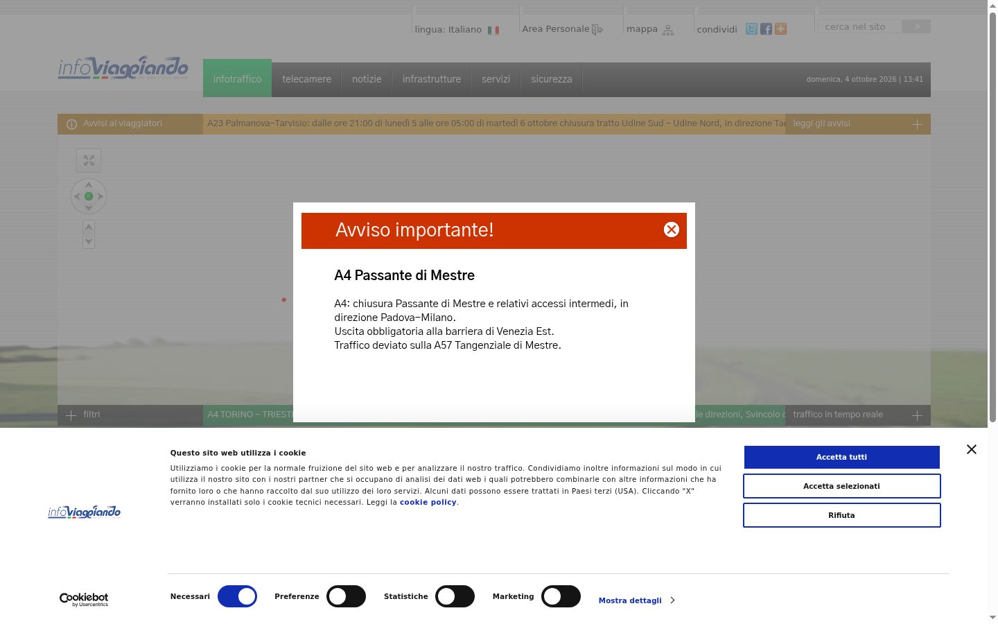 Screenshot tal-banner tal-kunsens muri qabel kwalunkwe interazzjoni