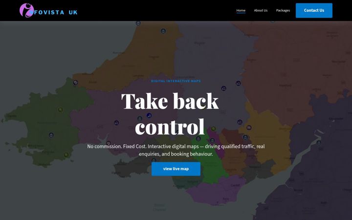 Screenshot of infovista.co.uk