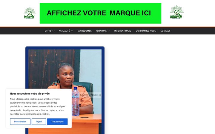 Screenshot of infovrai.com
