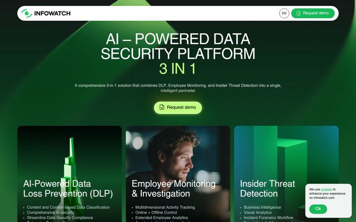 Screenshot of infowatch.com