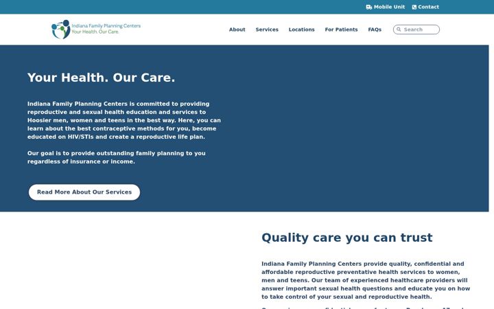 Screenshot of infpc.org
