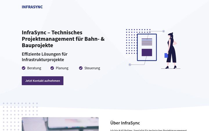Zrzut ekranu infra-sync.de