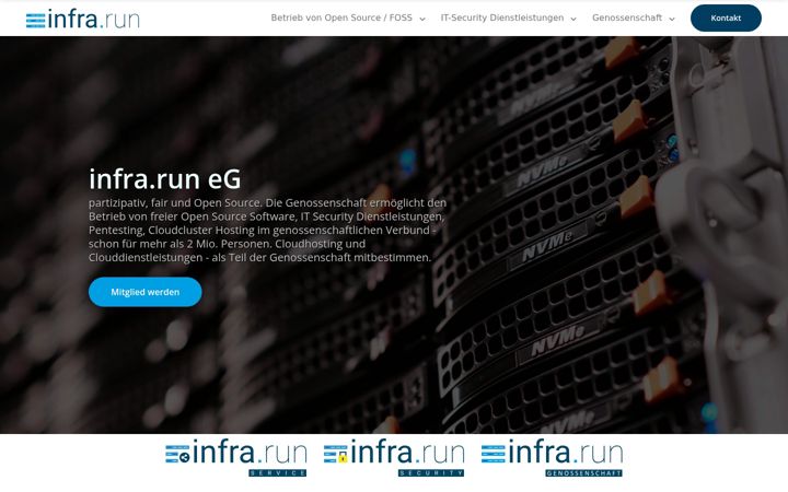 Screenshot of infra.run