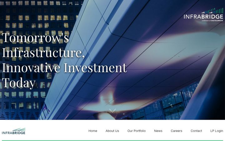 Screenshot of infrabridge.com
