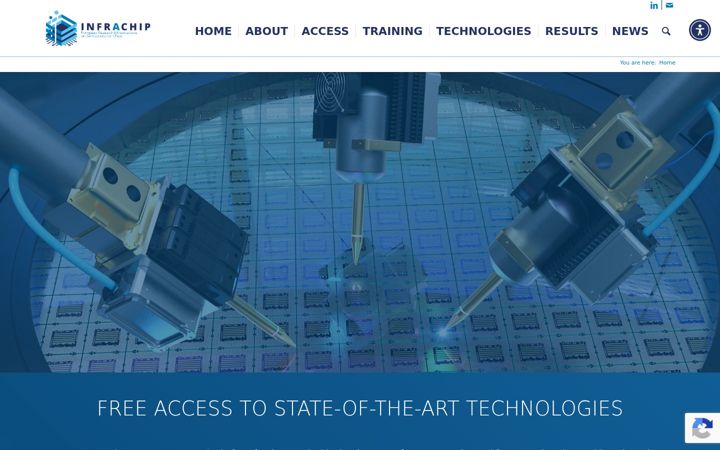 Screenshot of infrachip.eu