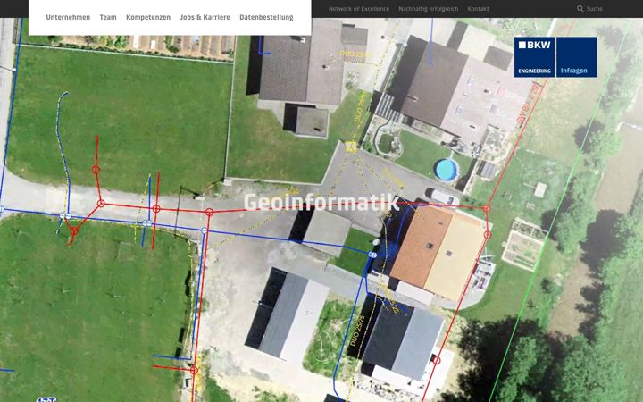 Screenshot of infragon.ch