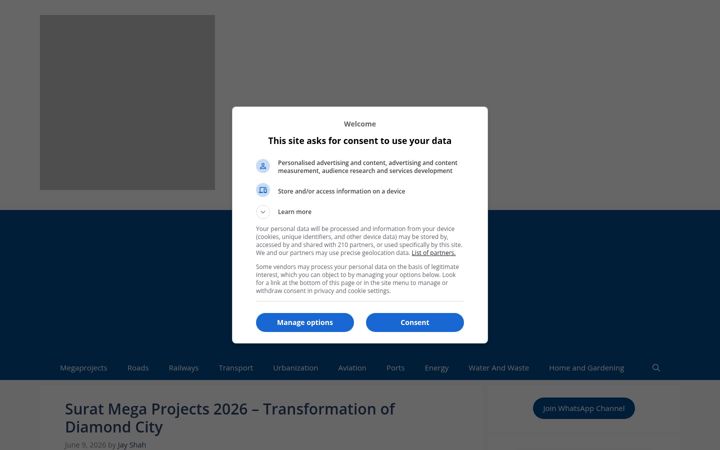 Screenshot of infrainfohub.com