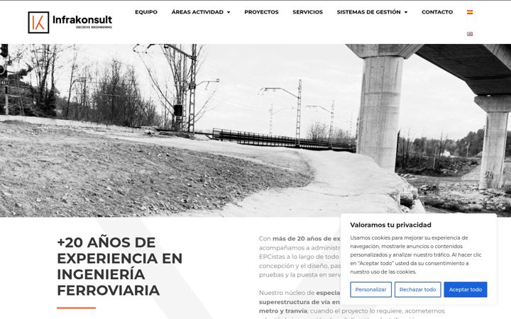 Screenshot of infrakonsulteuropa.eu
