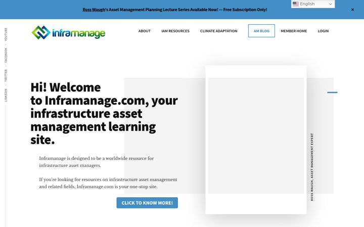 Screenshot of inframanage.com