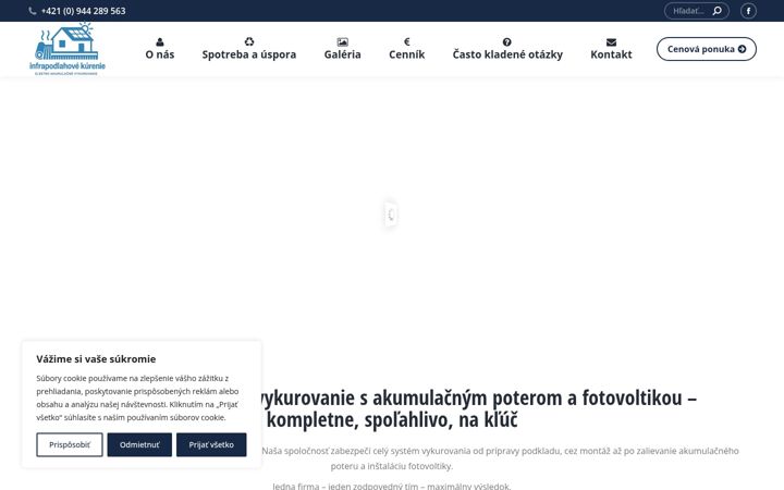 Screenshot of infrapodlahovekurenie.eu