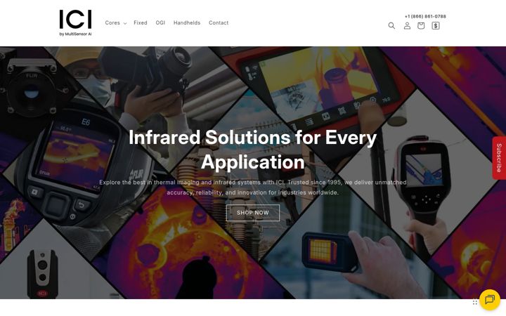 Screenshot of infraredcameras.com