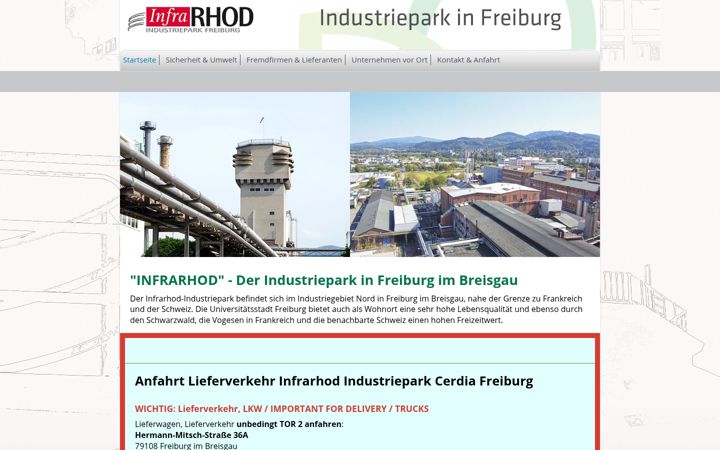 Screenshot of infrarhod.de