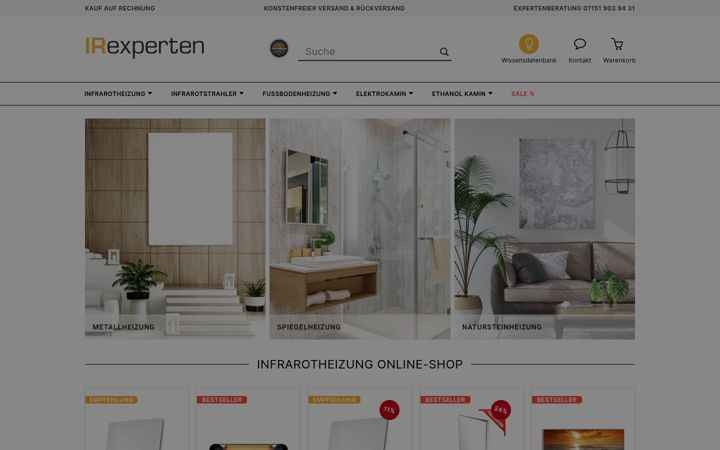 Screenshot of infrarotheizung-experten.de