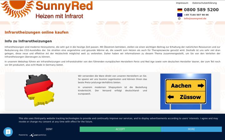 Screenshot of infrarotheizung-info.com